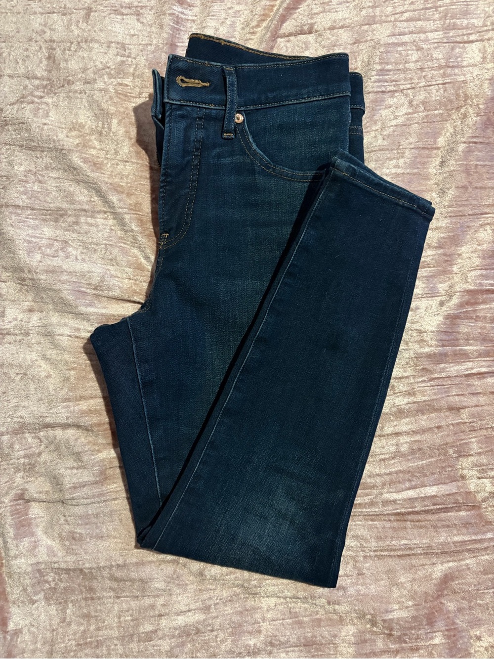 Express Dark Indigo Skinny Jeans